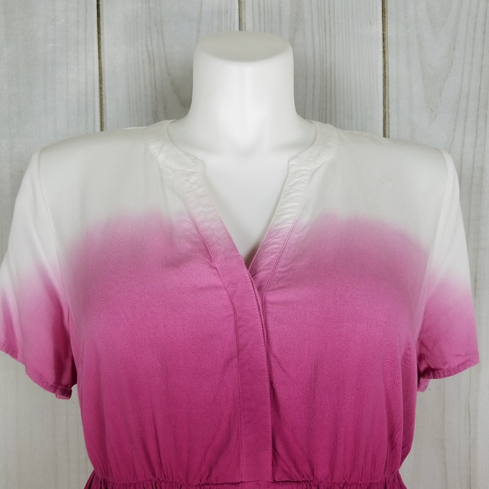 Torrid Pink Ombre Blouse - Picture 3 of 10